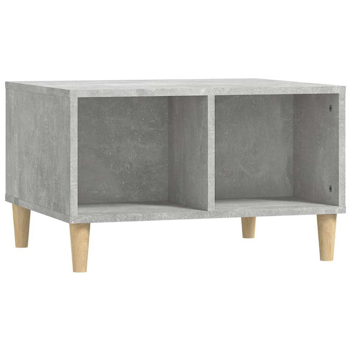 Coffee Table Concrete Grey 60X50X36.5 Cm Engineered Wood Nxobtx