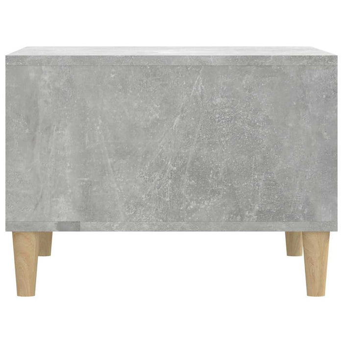 Coffee Table Concrete Grey 60X50X36.5 Cm Engineered Wood Nxobtx