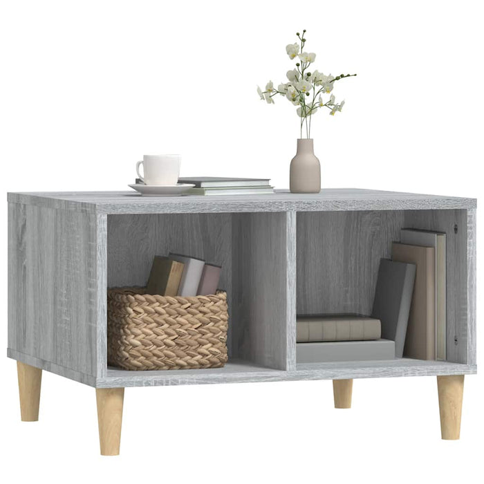 Coffee Table Grey Sonoma 60X50X36.5 Cm Engineered Wood Nxobta