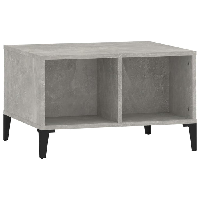 Coffee Table Concrete Grey 60X50X36.5 Cm Engineered Wood Nxobab