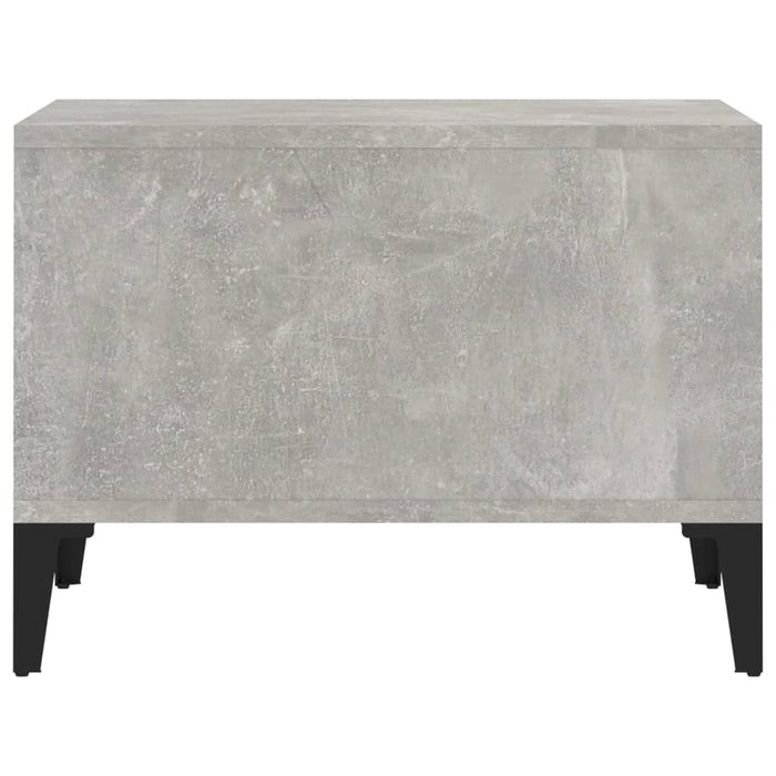 Coffee Table Concrete Grey 60X50X36.5 Cm Engineered Wood Nxobab