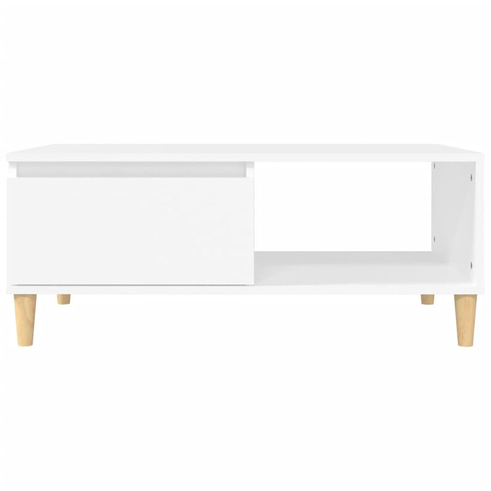 Coffee Table White 90X50X36.5 Cm Engineered Wood Nxobaa