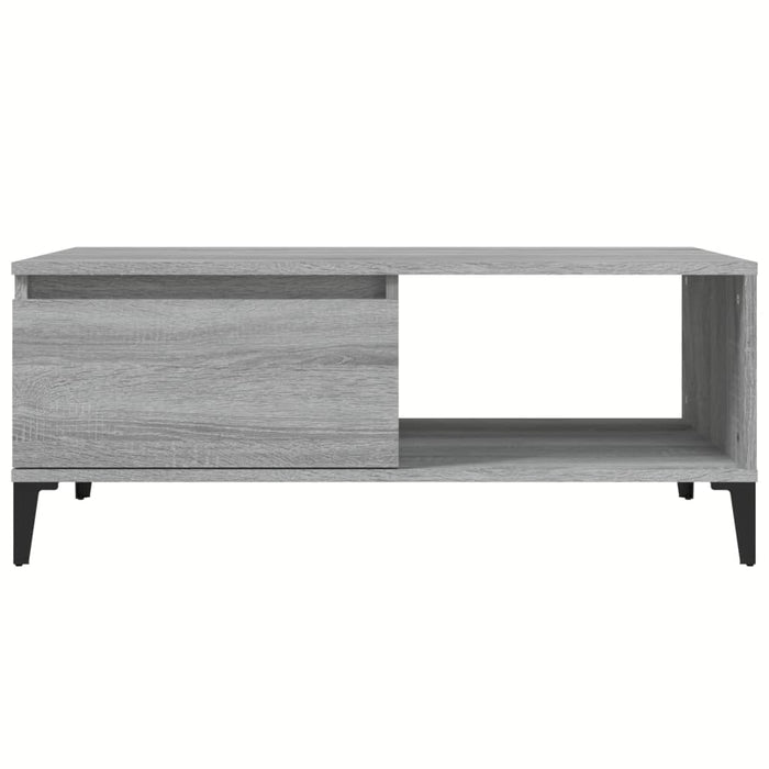 Coffee Table Grey Sonoma 90X50X36.5 Cm Engineered Wood Nxobpn