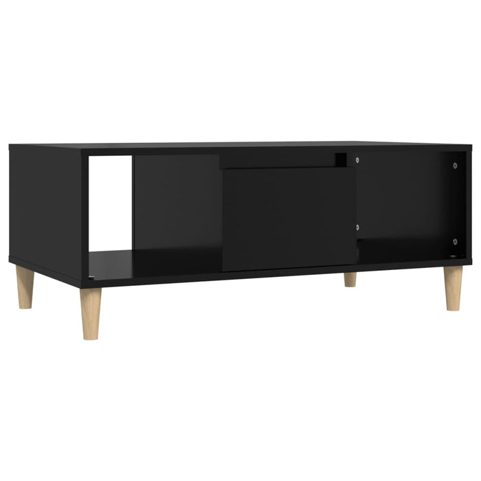 Coffee Table Black 90X50X36.5 Cm Engineered Wood Nxoblo