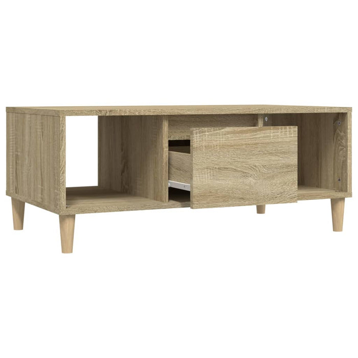 Coffee Table Sonoma Oak 90X50X36.5 Cm Engineered Wood Nxoblt