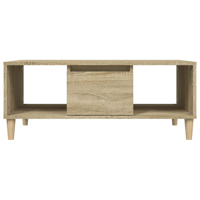 Coffee Table Sonoma Oak 90X50X36.5 Cm Engineered Wood Nxoblt
