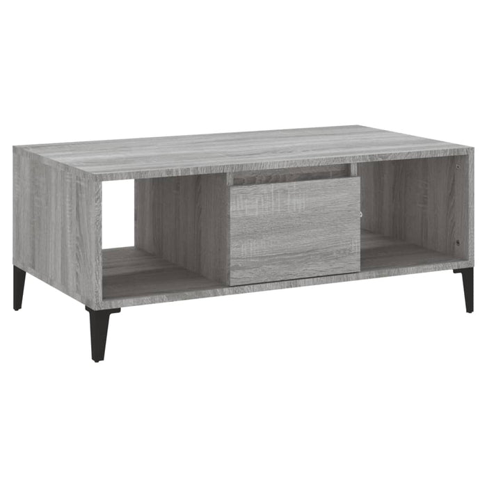 Coffee Table Grey Sonoma 90X50X36.5 Cm Engineered Wood Nxobia