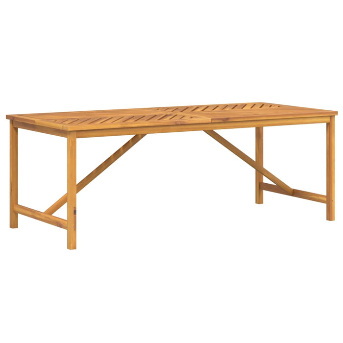 Garden Dining Table 200X90X74 Cm Solid Wood Acacia Tlxxax