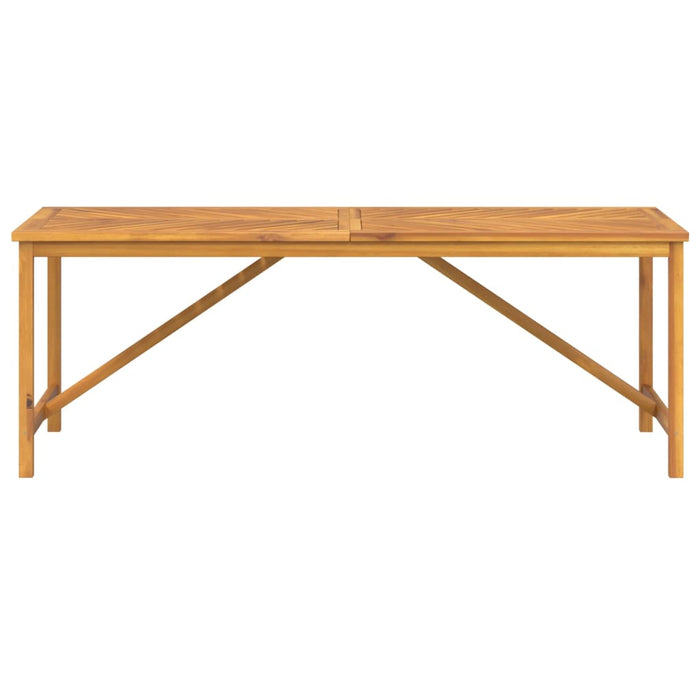 Garden Dining Table 200X90X74 Cm Solid Wood Acacia Tlxxax