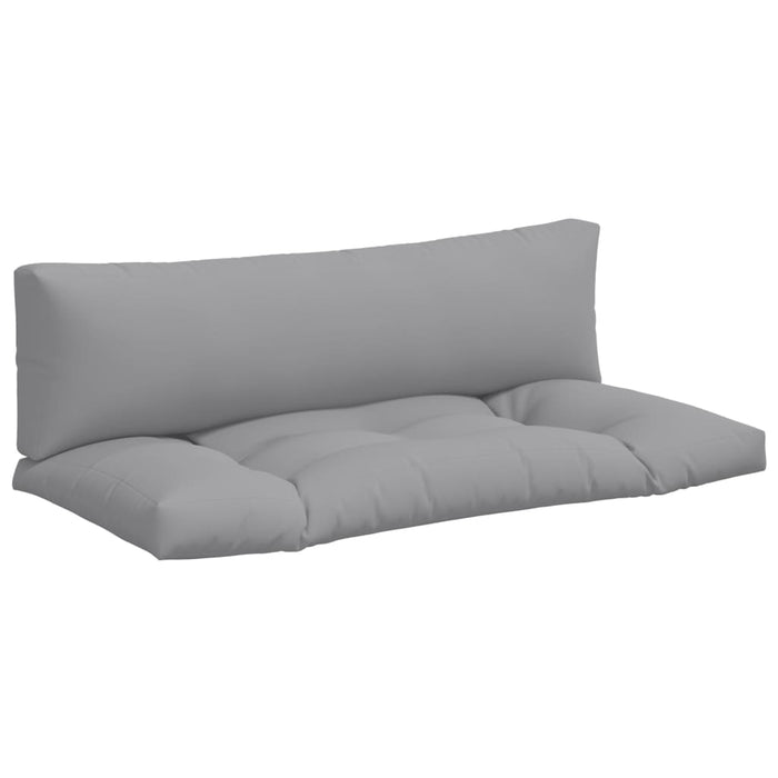 Pallet Cushions 2 Pcs Grey Fabric Tlbkxt