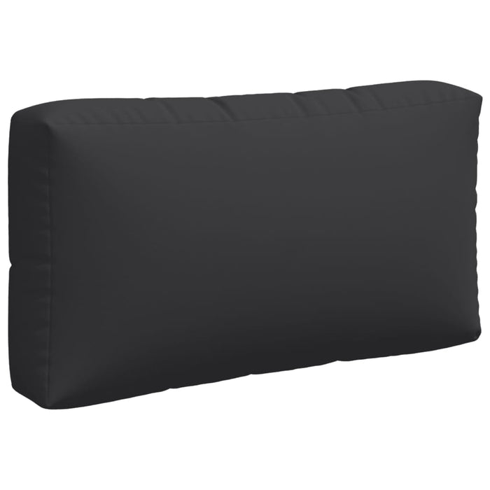 Pallet Cushions 3 Pcs Black Fabric Tlbkpo