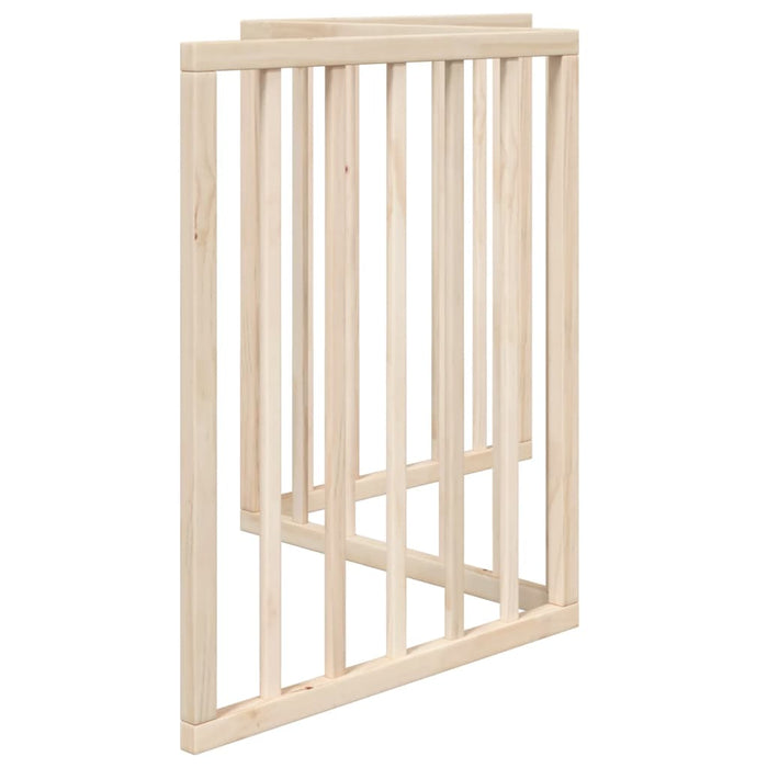 Dog Gate Foldable 3 Panels 150 Cm Poplar Wood Tpxoix