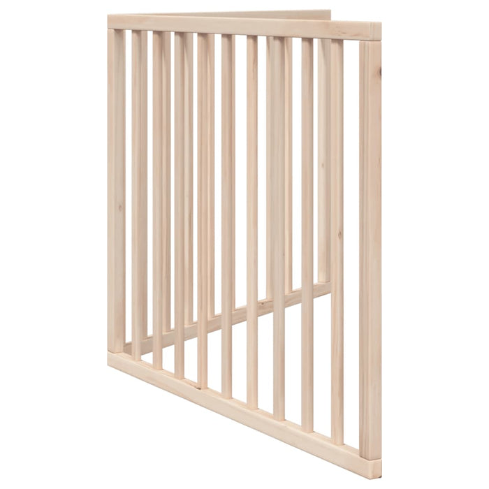 Dog Gate Foldable 2 Panels 160 Cm Poplar Wood Tpxoil