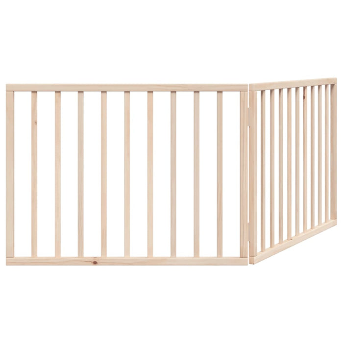 Dog Gate Foldable 2 Panels 160 Cm Poplar Wood Tpxoil
