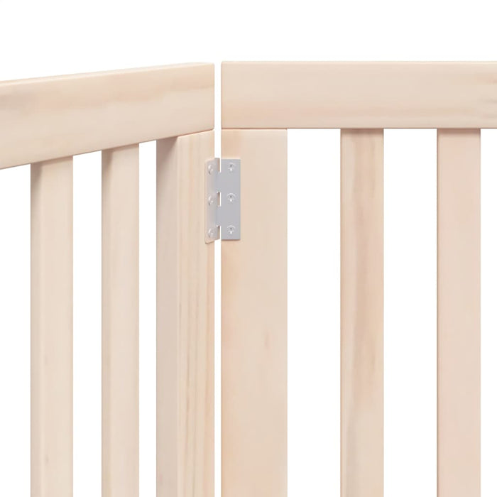Dog Gate Foldable 2 Panels 160 Cm Poplar Wood Tpxxab