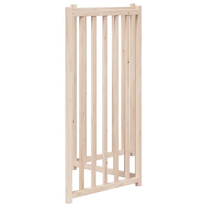Dog Gate Foldable 3 Panels 150 Cm Solid Wood Fir Tpxxib