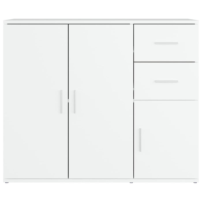 Sideboard White 91X29.5X75 Cm Engineered Wood Nxtxlk