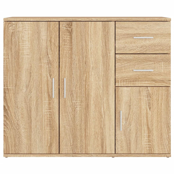 Sideboard Sonoma Oak 91X29.5X75 Cm Engineered Wood Nxtxix