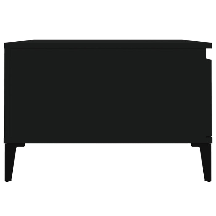 Coffee Table Black 55X55X36.5 Cm Engineered Wood Nxobnp
