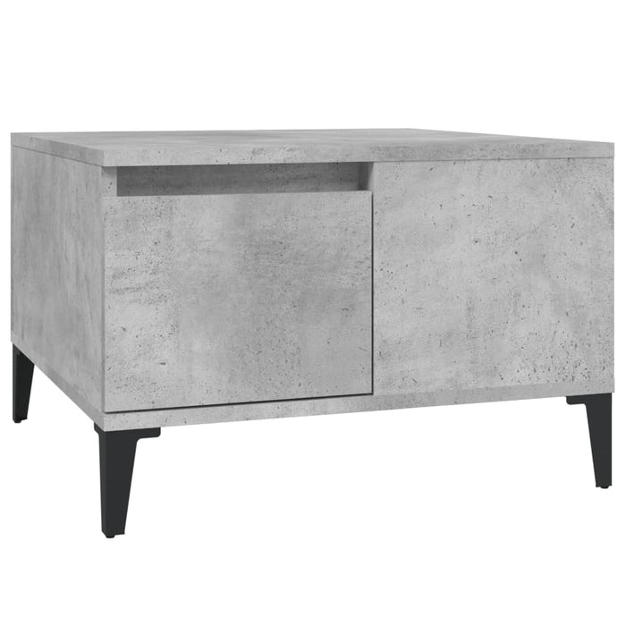 Coffee Table Concrete Grey 55X55X36.5 Cm Engineered Wood Nxobnn