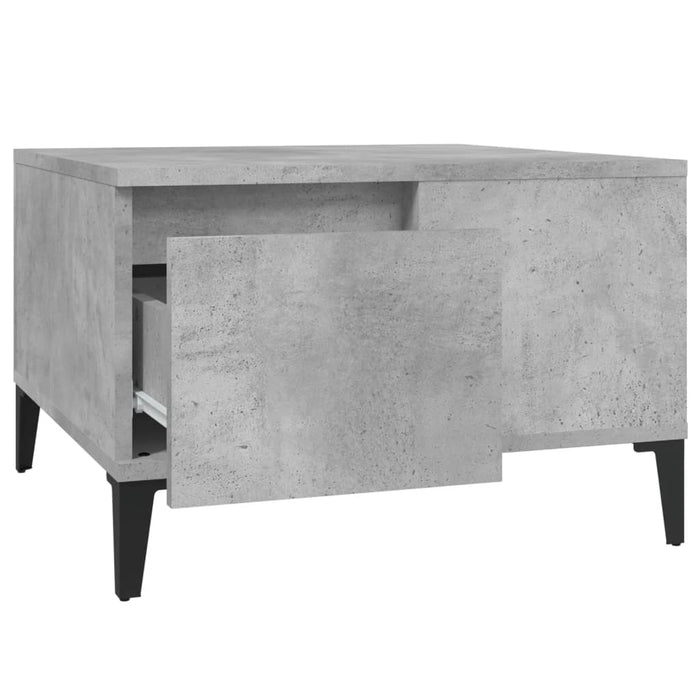 Coffee Table Concrete Grey 55X55X36.5 Cm Engineered Wood Nxobnn