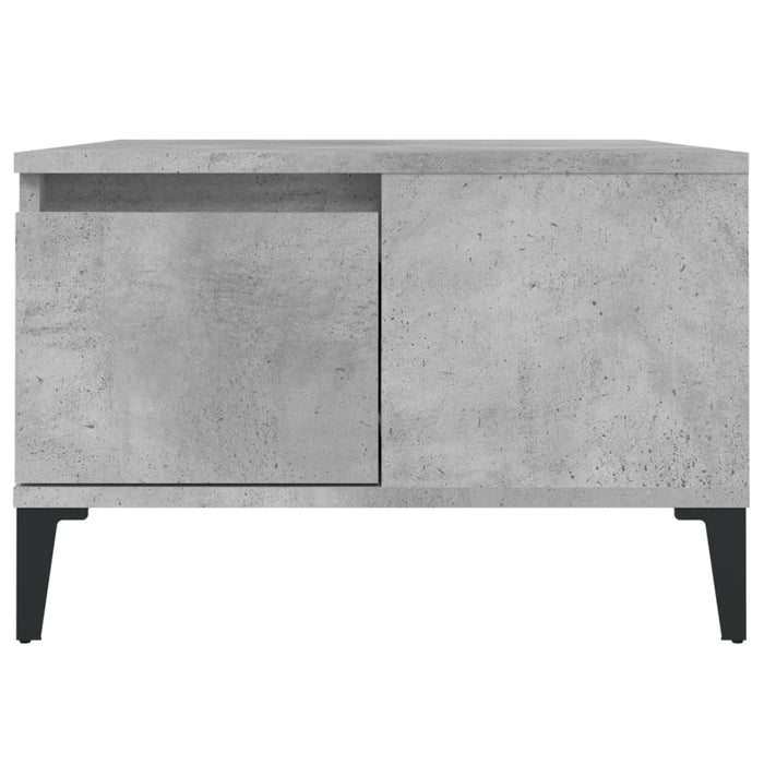 Coffee Table Concrete Grey 55X55X36.5 Cm Engineered Wood Nxobnn