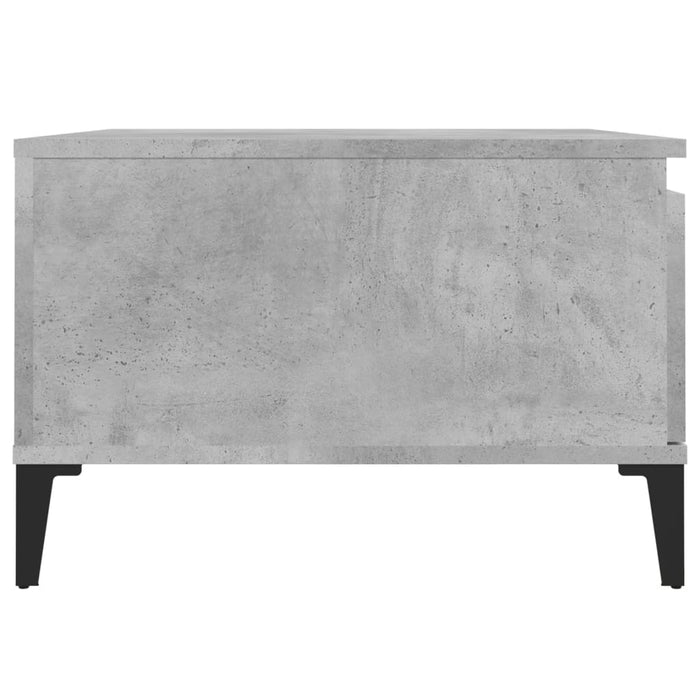 Coffee Table Concrete Grey 55X55X36.5 Cm Engineered Wood Nxobnn