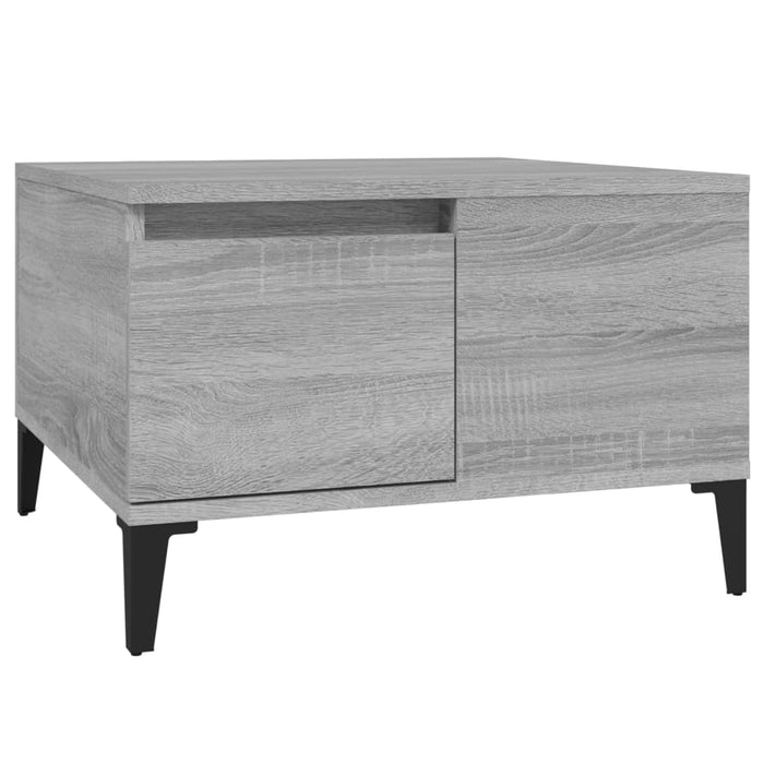 Coffee Table Grey Sonoma 55X55X36.5 Cm Engineered Wood Nxobkb