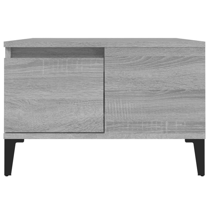 Coffee Table Grey Sonoma 55X55X36.5 Cm Engineered Wood Nxobkb