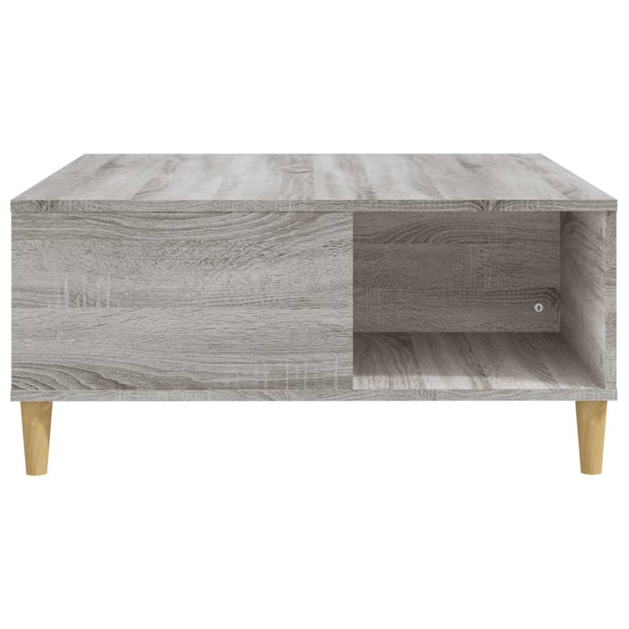 Coffee Table Grey Sonoma 80X80X36.5 Cm Engineered Wood Nxobkn