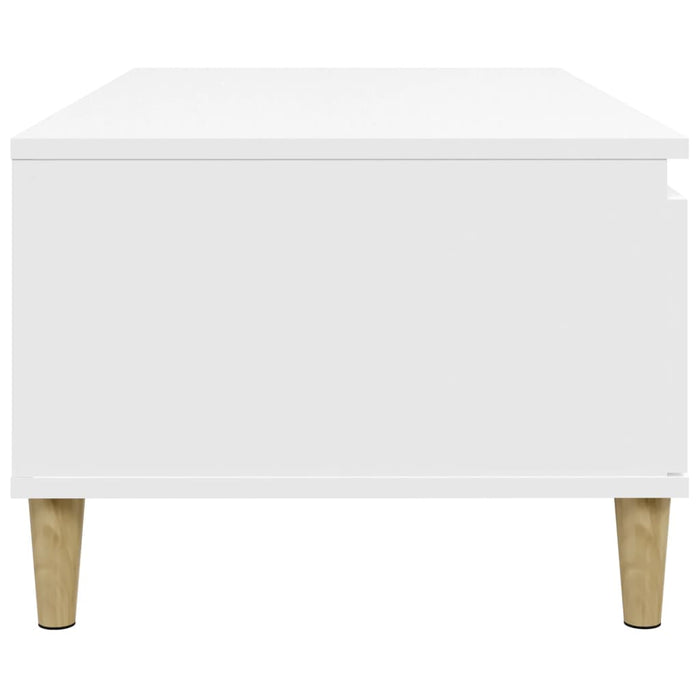 Coffee Table White 90X50X36.5 Cm Engineered Wood Nxoobn