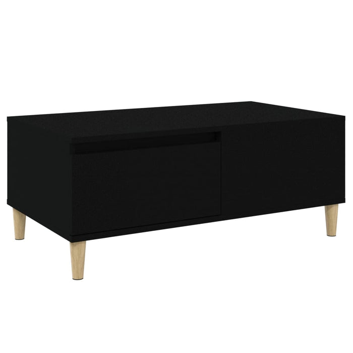 Coffee Table Black 90X50X36.5 Cm Engineered Wood Nxoobk