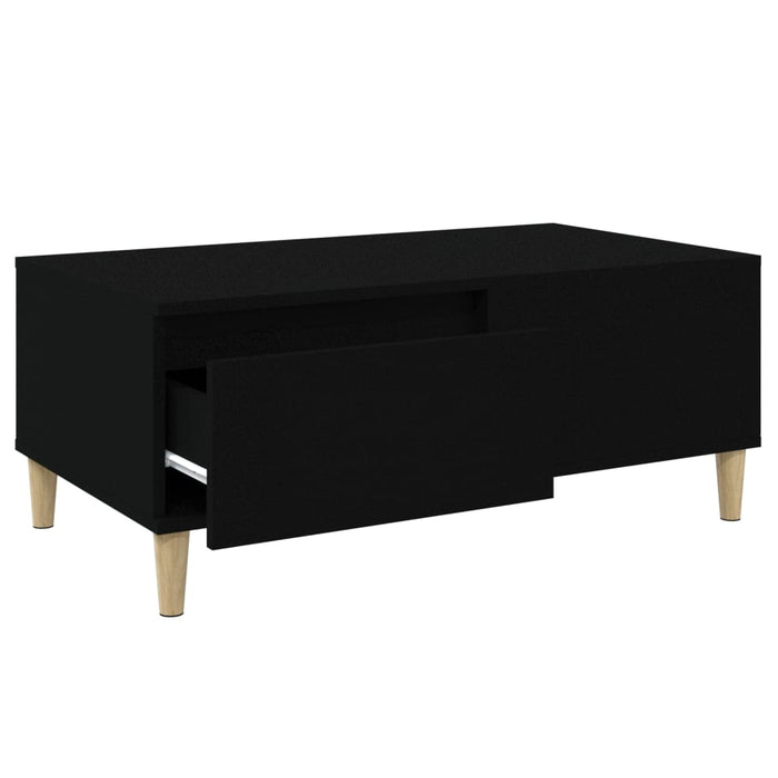 Coffee Table Black 90X50X36.5 Cm Engineered Wood Nxoobk