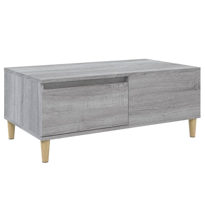 Coffee Table Grey Sonoma 90X50X36.5 Cm Engineered Wood Nxoooa