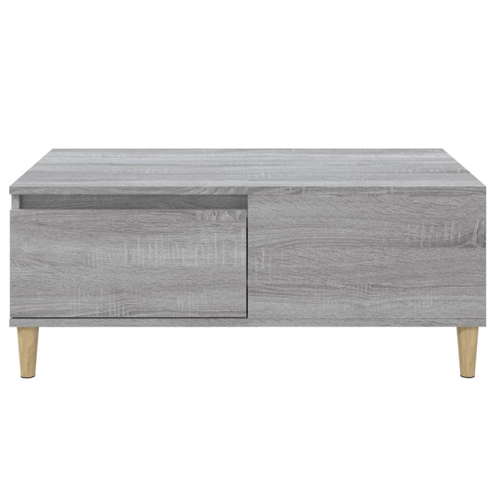Coffee Table Grey Sonoma 90X50X36.5 Cm Engineered Wood Nxoooa