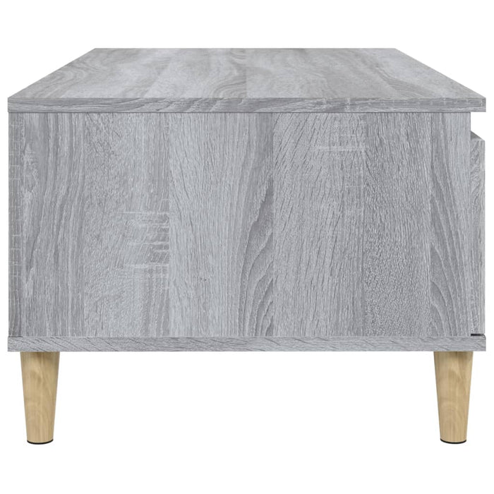 Coffee Table Grey Sonoma 90X50X36.5 Cm Engineered Wood Nxoooa