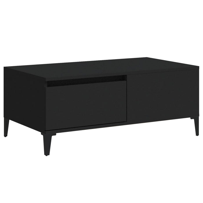 Coffee Table Black 90X50X36.5 Cm Engineered Wood Nxoooi