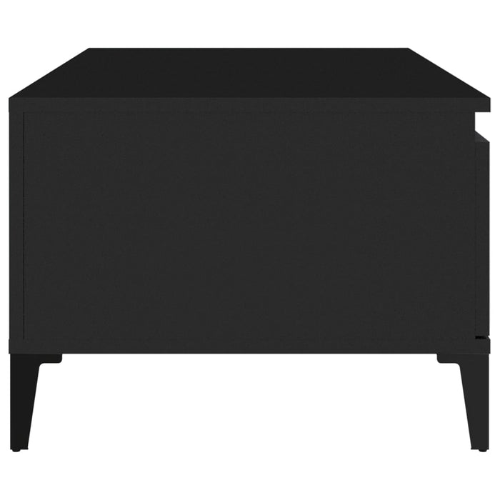 Coffee Table Black 90X50X36.5 Cm Engineered Wood Nxoooi