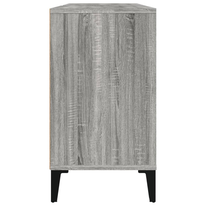 Sink Cabinet Grey Sonoma 80X33X60 Cm Engineered Wood Nxoxkn
