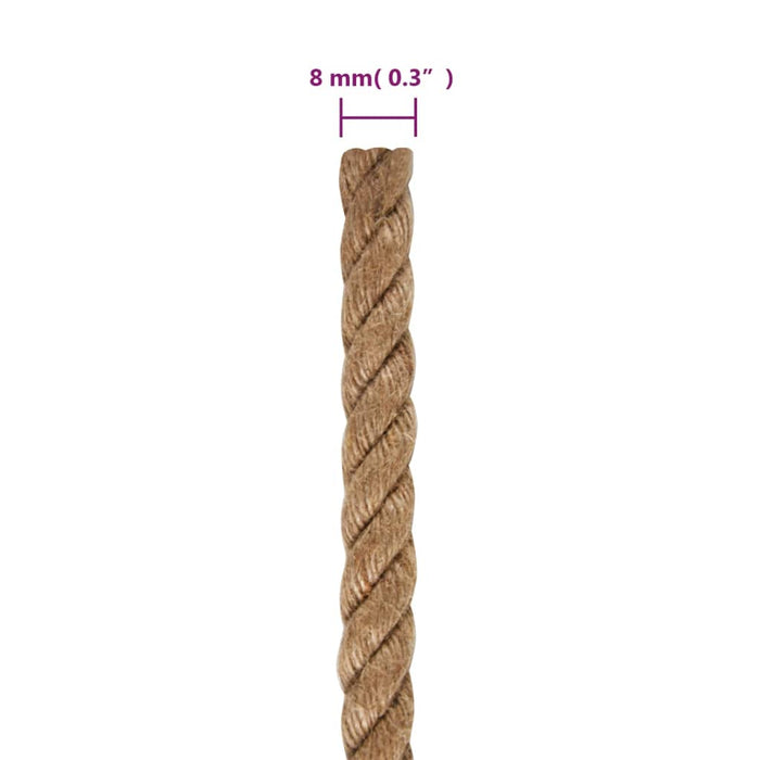 Jute Rope 250 M Long 8 Mm Thick Optial