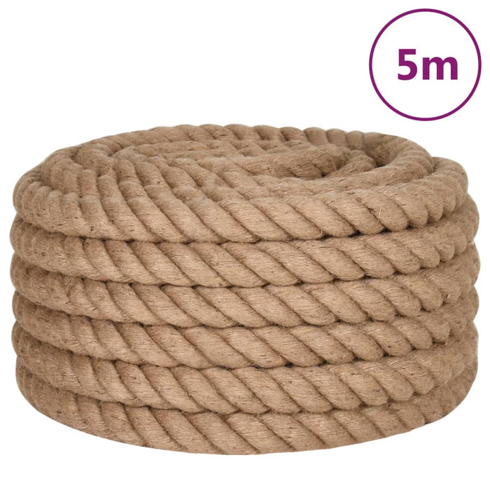 Jute Rope 5 M Long 36 Mm Thick Optiix