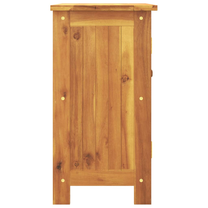 Garden Cabinet 75X35X70 Cm Solid Wood Acacia Tltapx
