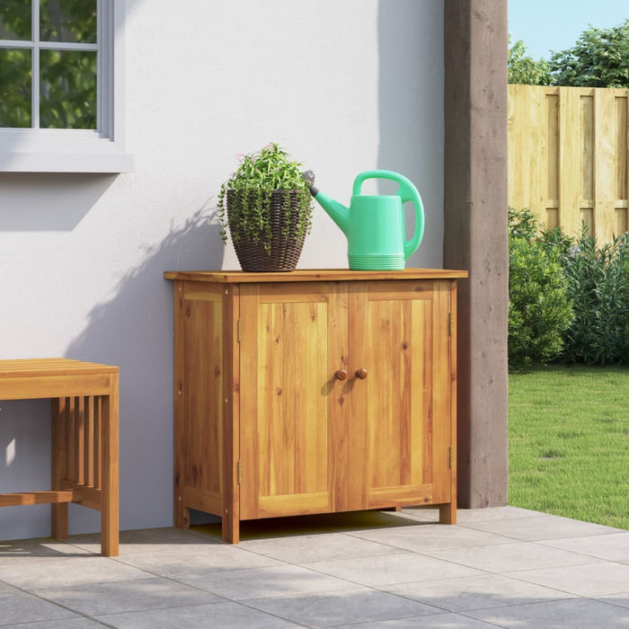 Garden Cabinet 75X35X70 Cm Solid Wood Acacia Tltapx