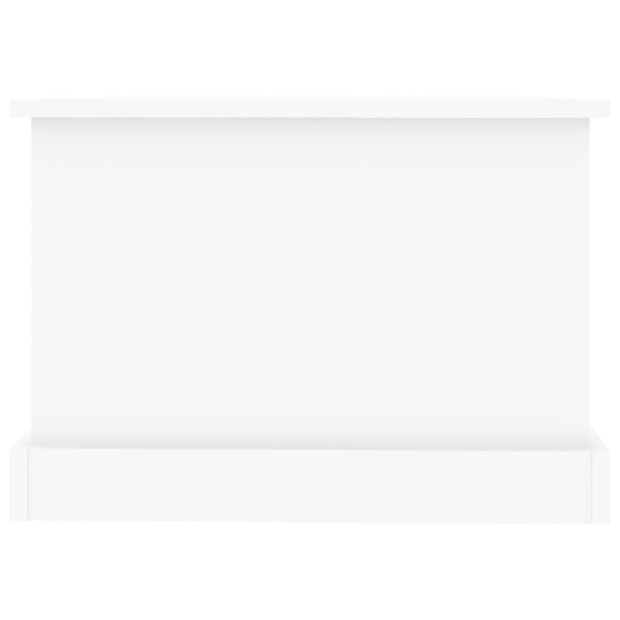 Coffee Table Glossy Look White 90X50X35 Cm Engineered Wood Nolxax