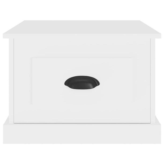 Coffee Table White 50X50X35 Cm Engineered Wood Nolxan