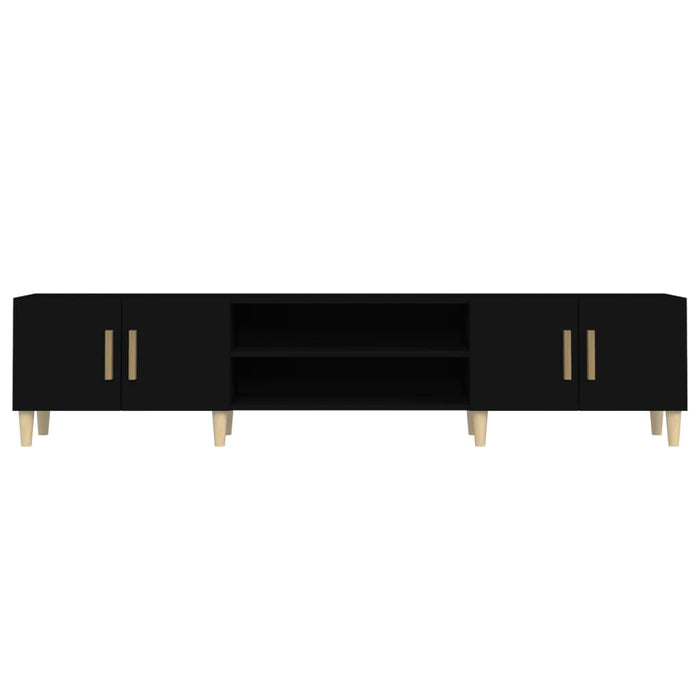 Tv Cabinet Black 180X31.5X40 Cm Engineered Wood Nolxpi