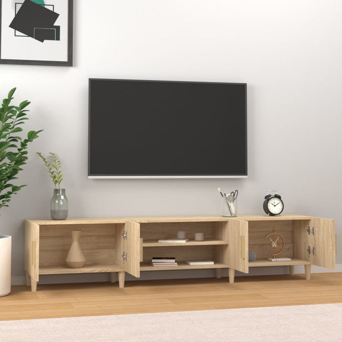 Tv Cabinet Sonoma Oak 180X31.5X40 Cm Engineered Wood Nolxpk