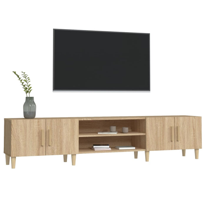 Tv Cabinet Sonoma Oak 180X31.5X40 Cm Engineered Wood Nolxpk