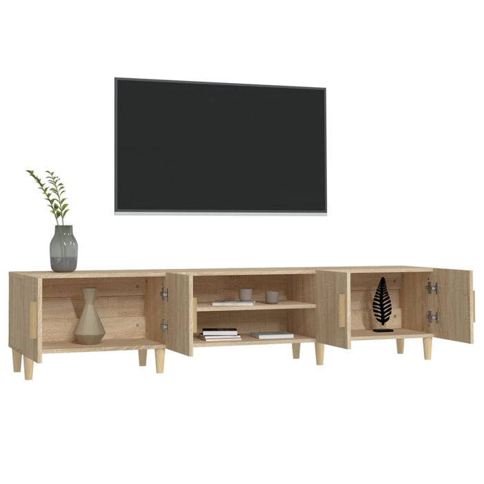Tv Cabinet Sonoma Oak 180X31.5X40 Cm Engineered Wood Nolxpk