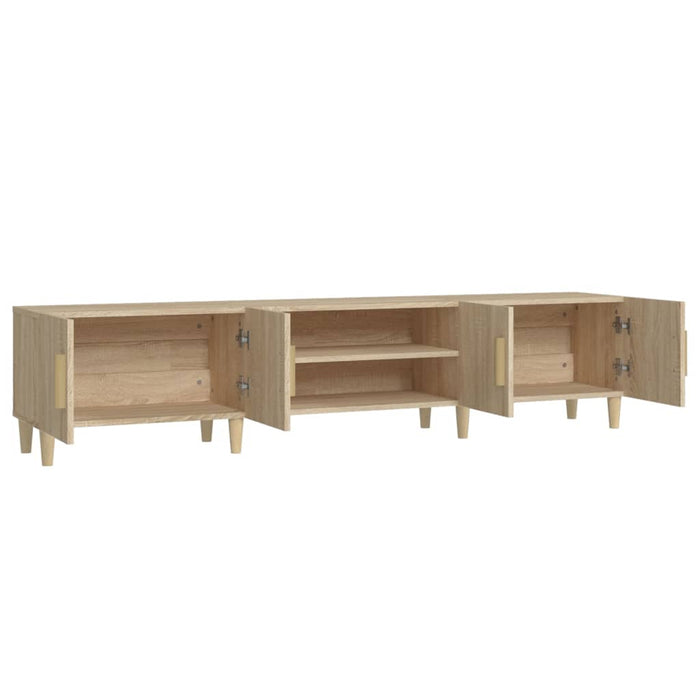 Tv Cabinet Sonoma Oak 180X31.5X40 Cm Engineered Wood Nolxpk